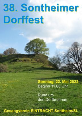 Plakat 38. Dorffest
